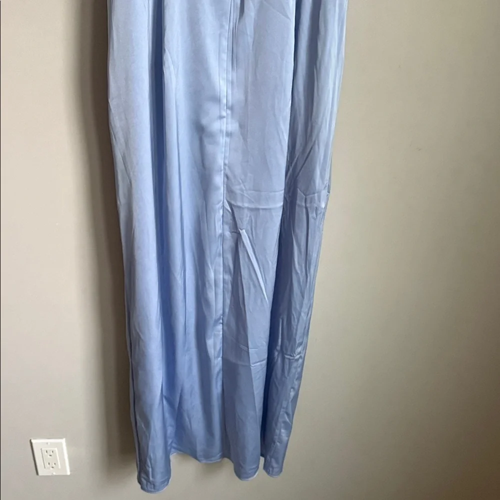 Abercrombie & Fitch Draped Twist-Front Maxi Dress Large